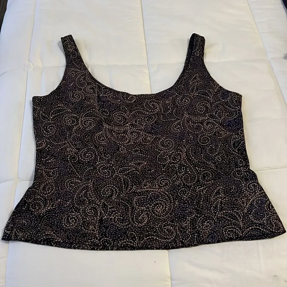 Alex Evenings Petite XL Camisole And Matching Jacket 2 Pieces Set Satin Trim